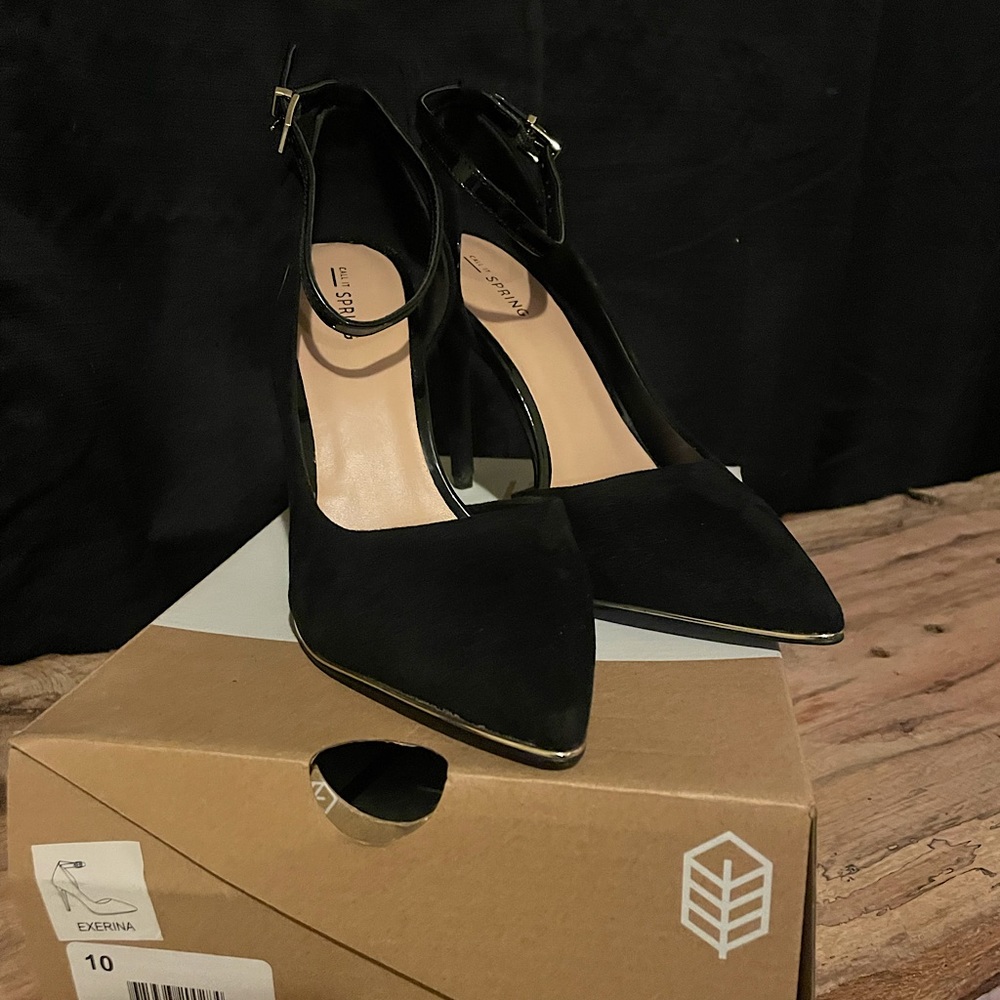 Call It Spring Black Stilettos